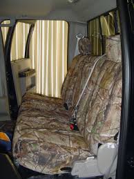 Ford F250 Realtree Seat Covers Rear