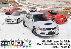 Mitsubishi Lancer Evo Paints 30ml Zp