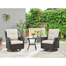 Gymojoy Ina Brown Wicker Outdoor