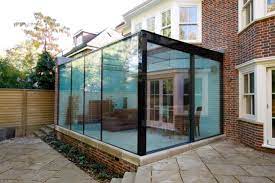 Sliding Doors In Glass Box Extensions