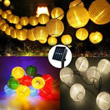 Led Solar Power Chinese Lantern Fairy