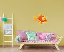 Nursery Orange Fish Icon Removable