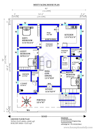 40x50 House Plan 3 Bedroom Home