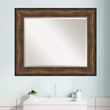 Kirklands Bronze Frame Beveled Mirror