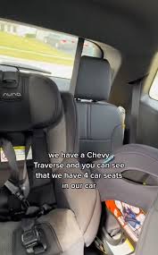 Fitting 4 Car Seats In Her Vehicle