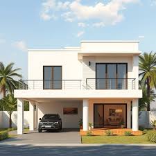 Ground Floor Parking House Plan