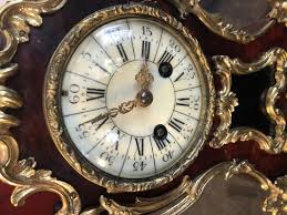 Small Pendulum Fireplace Clock In Brass