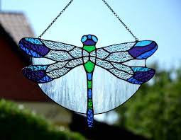 Buy Stained Glass Suncatcher Dragonfly