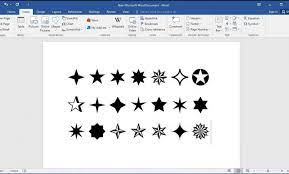 Create A Star In Microsoft Word A Step