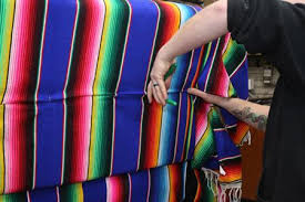 Mexican Blanket Car Interior Diy