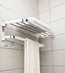 Stainless Steel Folding Towel Rack For