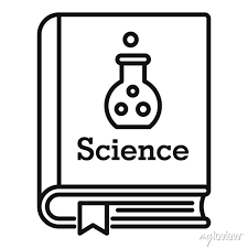 Science Book Icon Outline Science Book