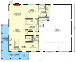 Barndominium Style House Plan Under