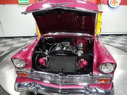 Hot Pink Two Tone 1956 Chevy Bel Air