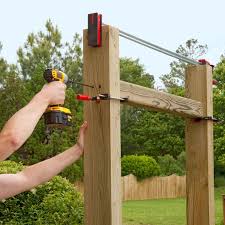 Garden Gate With Arbor And Fence