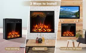 18 Inch 1500w Electric Fireplace