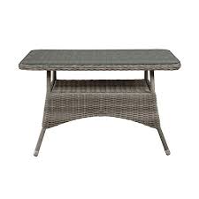 Alaterre 26 In Monaco All Weather Cocktail Table Gray