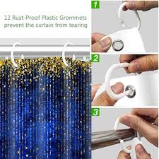 Gold Sequin Shower Curtain Glitter And