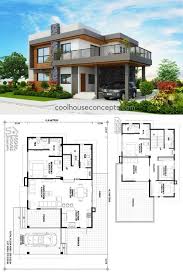 Home Design Plan 19x14m With 4 Bedrooms