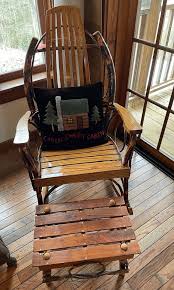 Amish Made Rocking Chair With Foot Rest