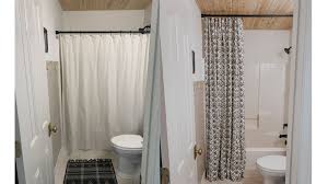 I Diyed A Long Shower Curtain Using A