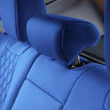 Fh Group Neoprene Custom Fit Full Set Seat Covers For 2017 2022 Honda Cr V Lx Ex And Ex L Solid Blue