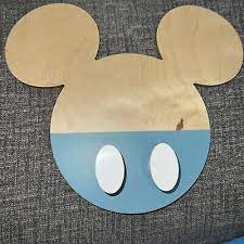 Disney Parks Mickey Mouse Icon Wood Pet