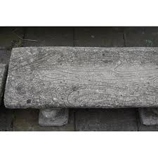 A Weathered Composite Garden Bench