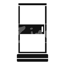 Furniture Shower Cabin Icon Simple