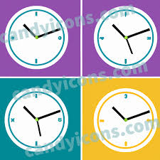 A Minimalist Clock Face With Hour And