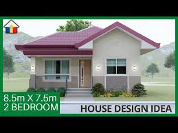 2 Bedrooms Small House Design Concept