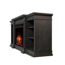 Real Flame Eliot Grand Entertainment Center Electric Fireplace Antique Gray