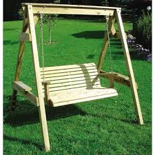 Swing Seat Wooden Garden Swing Seat