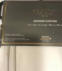 Fieldcrest Shower Curtain Double