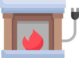 Fireplace Fireplaces Furniture Icon