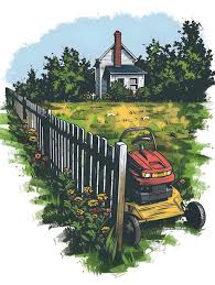 Lawn Mower Overlay American Suburban