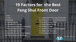 Feng Shui Front Door 19 Factors With Tips
