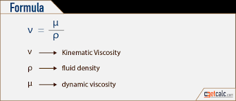 Kinematic Viscosity ν Calculator