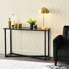 Household Essentials Sofa Table Black