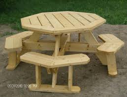 Deluxe Octagon Picnic Table How To Plan
