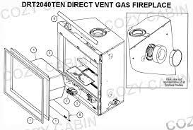 Direct Vent Gas Fireplace Drt2040ten