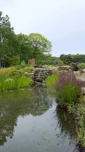 The Waterfall And Pond In The Chinese