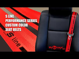 S Line Audi Custom Seat Belts