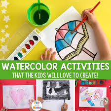 Watercolor Painting For Kids Activities