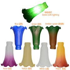 Tulip Glass Lamp Shades Lily Lamp