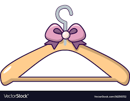 Coat Hanger Icon Cartoon Style Royalty