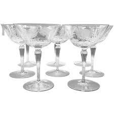 Crystal Champagne Stemware Wheat And