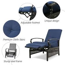 Cisvio Outdoor Recliner Adjustable