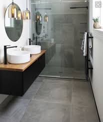 Large Format Tiles On Shower Floor