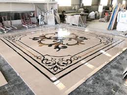 Water Jet Medallion Art Mosaic Marble